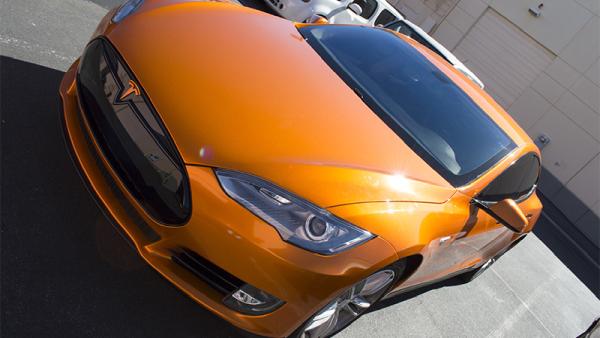 Tesla Car Wraps Orange County