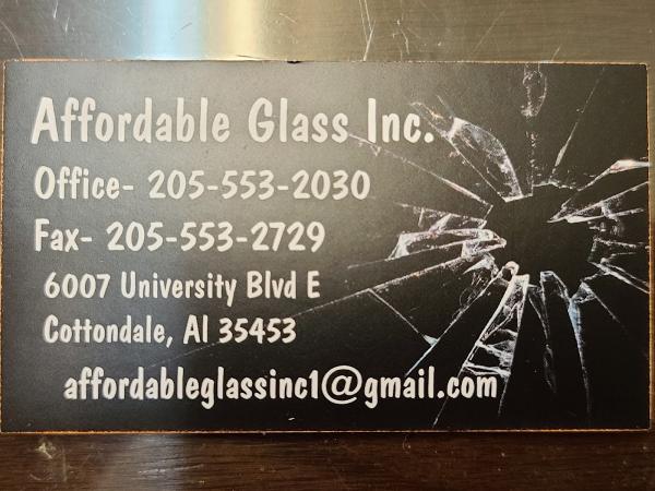 Affordable Glass Inc.(Work)