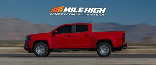Mile High Window Tint and Clear Bra