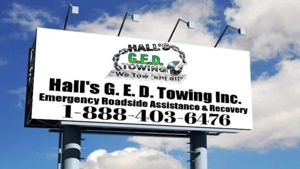 Hall's G.e.d. Towing Inc