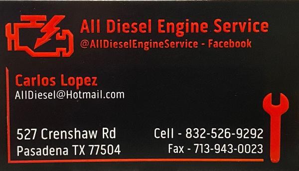 All Diesel Engine Service