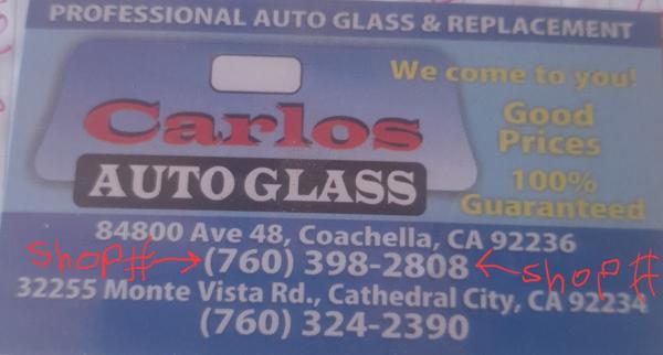 Carlos Auto Glass