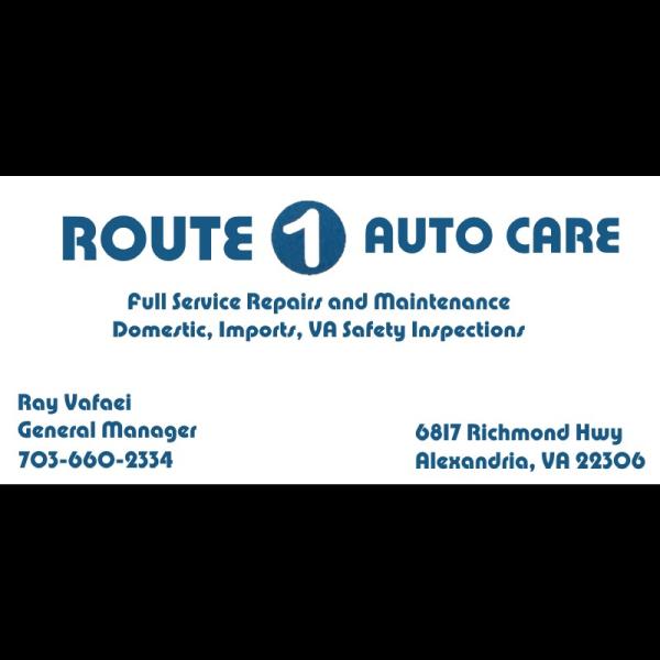 Route 1 Auto Care Richmond Highway Honest Mechanic