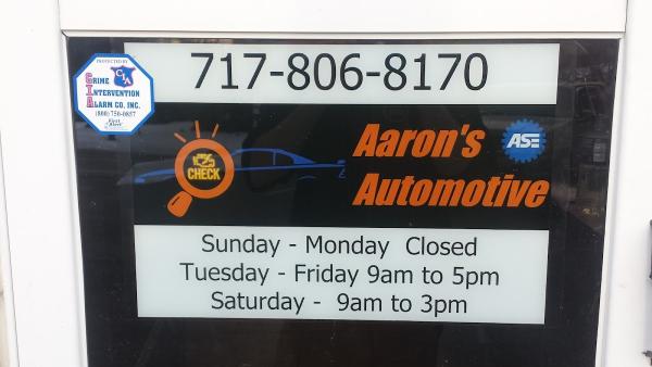 Aaron's Automotive & Snowplowing