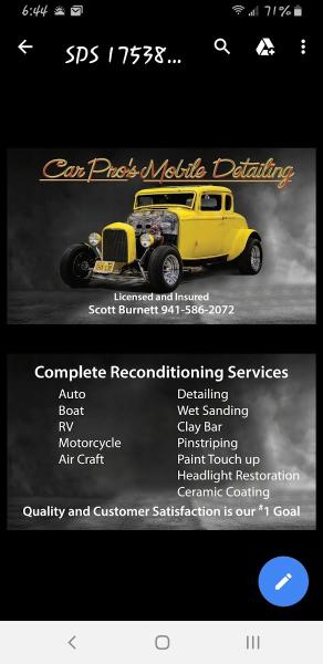 Car Pro's Mobile Detailing