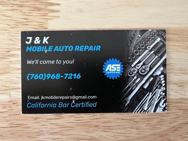 J & K Mobile Automotive Repair