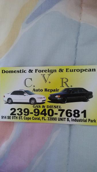 C.v.r Auto Repair