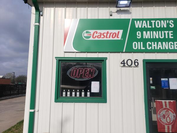 Walton's 9 Minute Oil Change