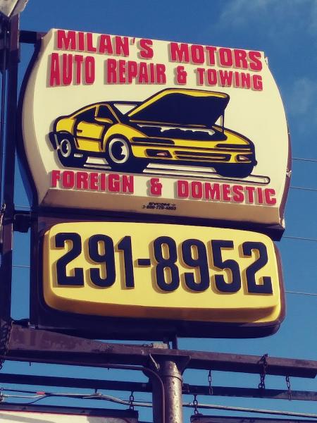 Milan's Motor Towing & Services