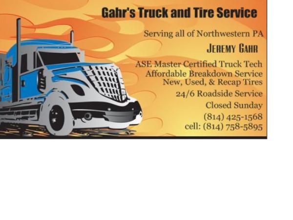 Gahr's Truck and Tire Service