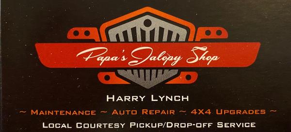 Papa's Jalopy Shop