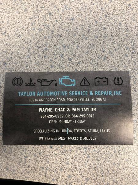 Taylor Automotive Service & Repair Inc