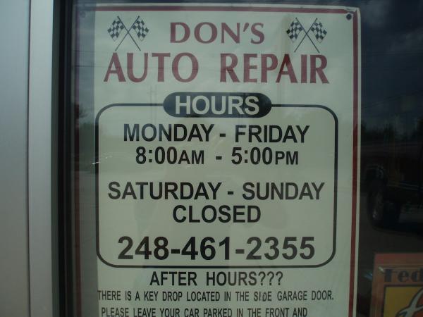 Don's Auto Repair
