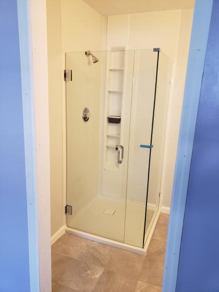 A and F Frameless Shower Doors