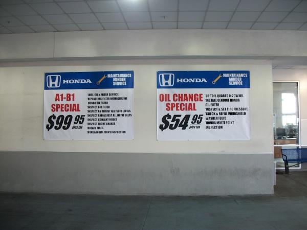 Honda Service Department