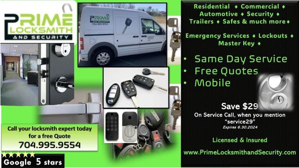 Prime Locksmith and Security