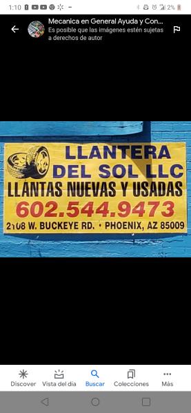 Llantera Del Sol LLC