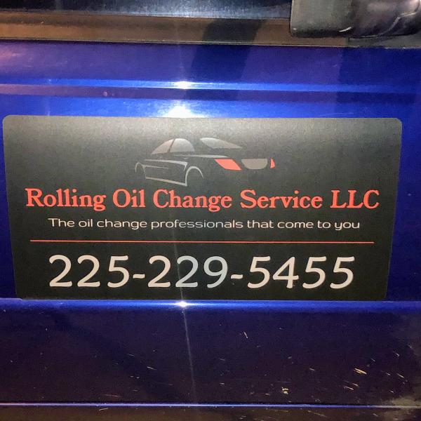Rolling Oil Change Service Llc.