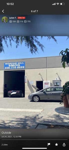 Morgan Hill Smog Test Only