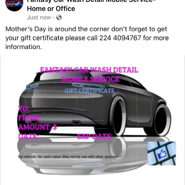 Fantasy Car Wash Detail Inc