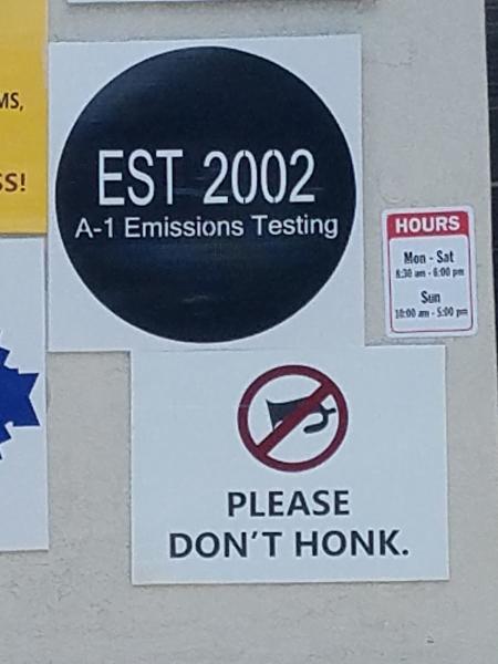 A1 Emissions Testing
