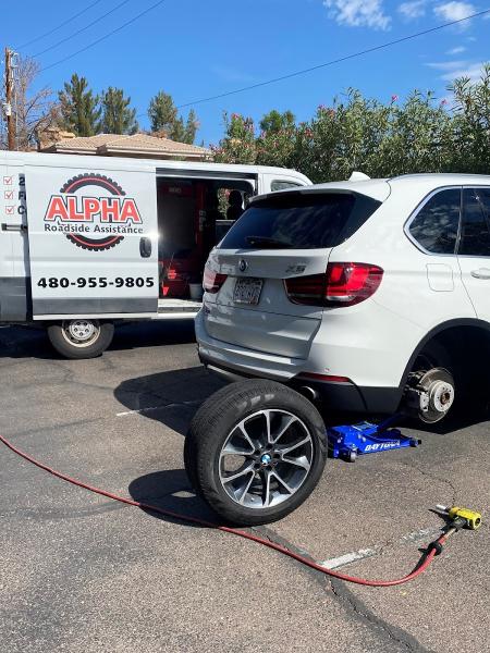 Alpha Roadside Assistance Mobile Tire Shop