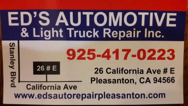 Ed's Automotive & Light Truck Repair Inc.