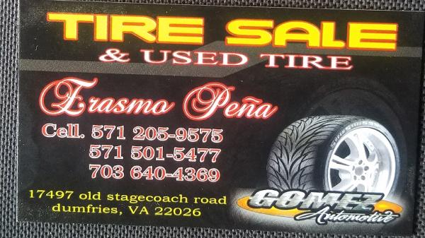 Used and New Tires Erasmo Pena