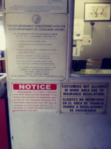 Alosta Smog Test Only Center