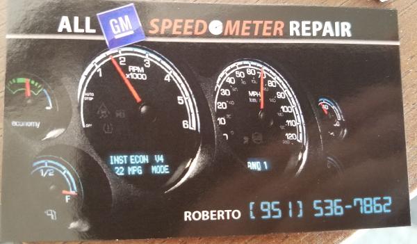 All GM Speedo Meter Repair