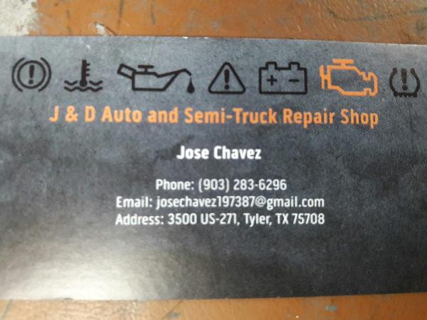 J and D Auto and Semi Truck Repair Shop