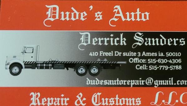 Dude's Auto Repair & Customs LLC