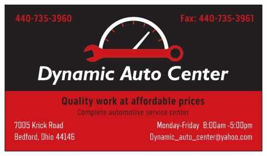 Dynamic Auto Center