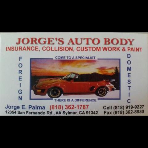 Jorge's Auto Body Shop