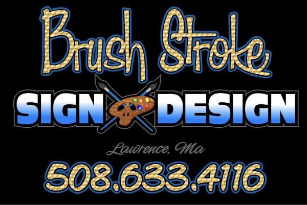 Brush Stroke Sign Design