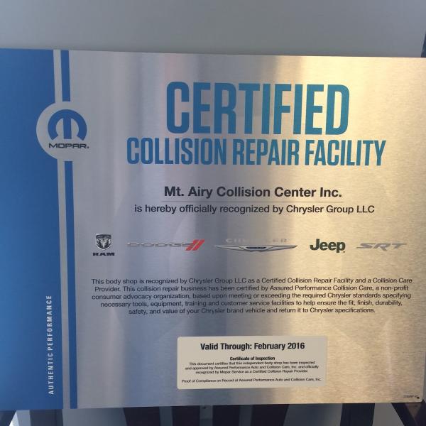 Mount Airy Collision Center