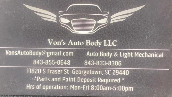 Von's Auto Body LLC