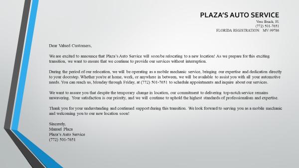 Plaza's Auto Service