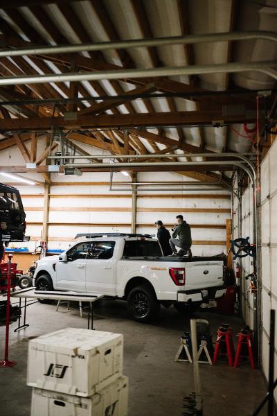 The Overland Truck Store Garage