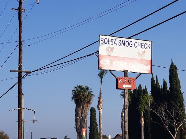Bolsa Smog Test Only Center