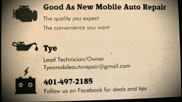 Good as New Mobile Auto Repair