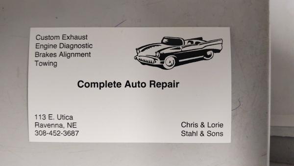 Complete Auto Repair Sales