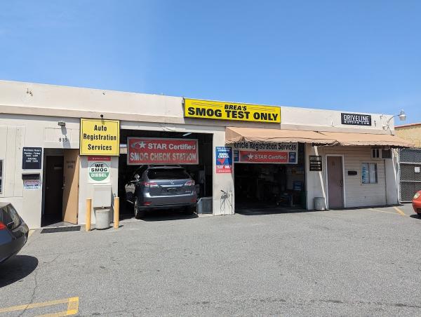 Brea's Smog Test Only