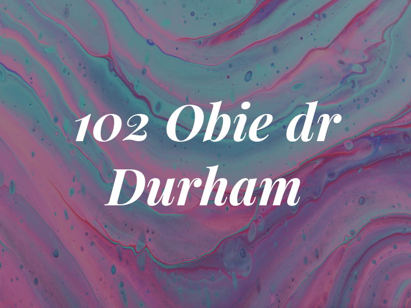 102 Obie dr Durham