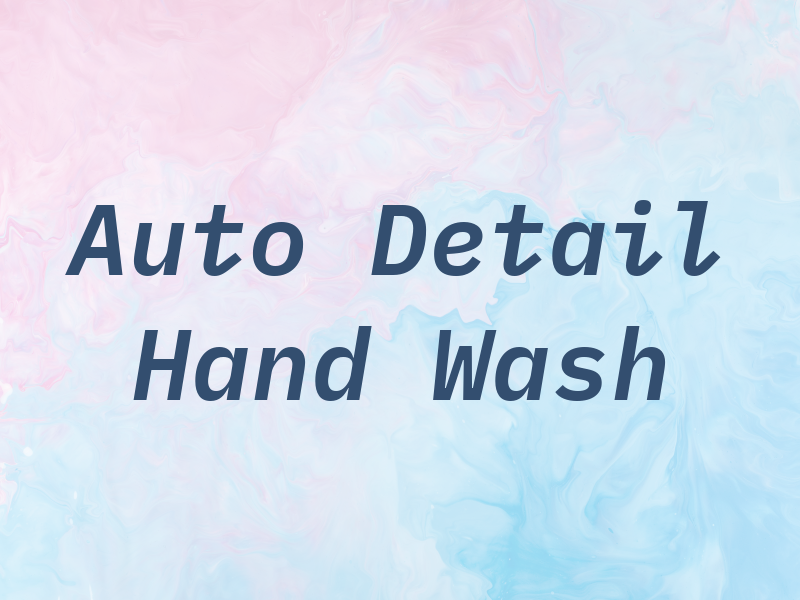 33 Auto Detail & Hand Car Wash