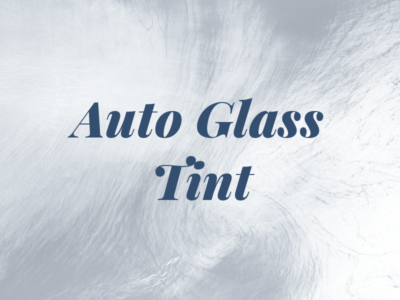 3D Auto Glass and Tint