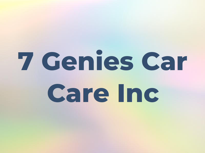 7 Genies Car Care Inc