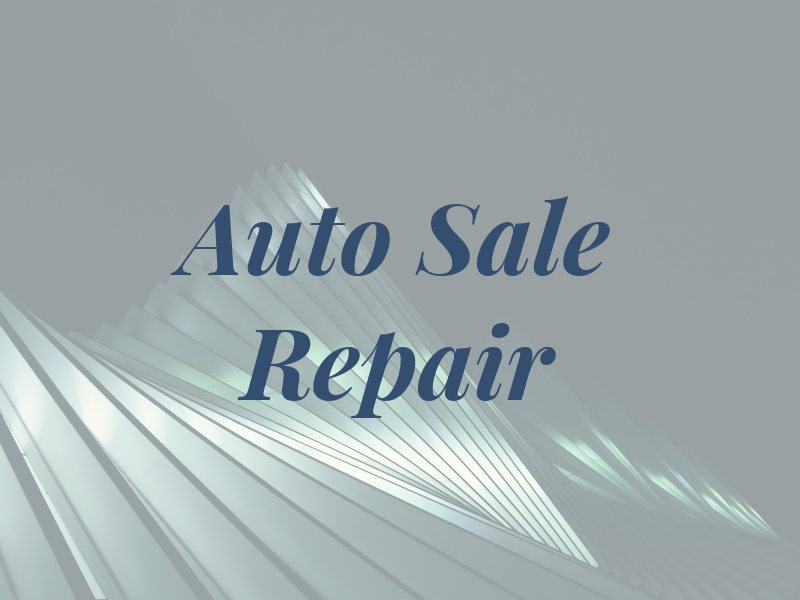 M & A Auto Sale and Repair