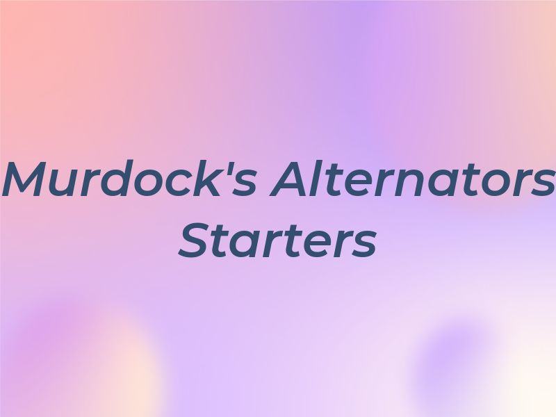 Murdock's Alternators & Starters