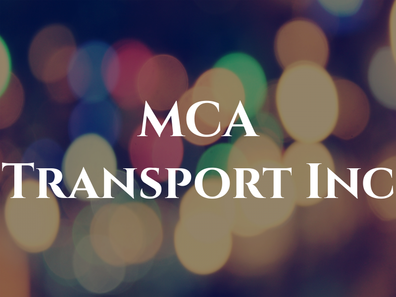 MCA Transport Inc